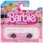 Mattel Hot Wheels Barbie The Movie Barbie 1956 Corvette Car Collectors Item with Movie Themed Packaging for Kids and Adults, Die-Cast Pink